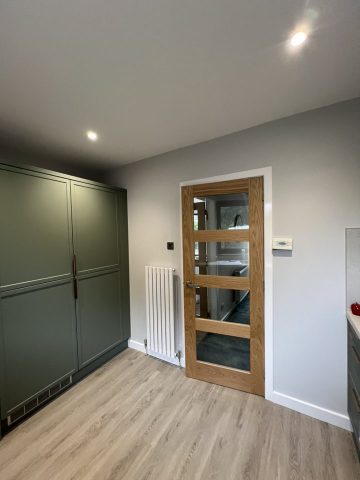 Plastering coving and painting in Drymen kitchen and living room by Kastle Decor